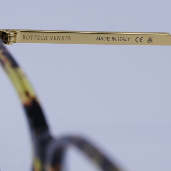 Bottega Veneta BV1074OA 002 Eyeglasses Havana/Gold 53mm Square Frame - Picture 8 of 11